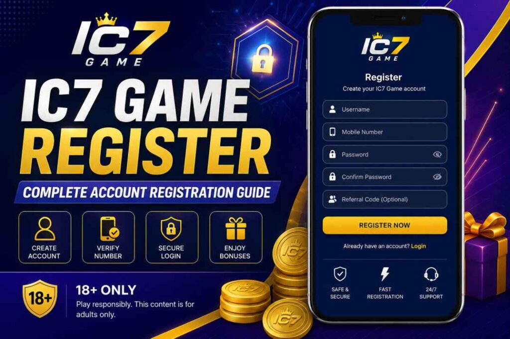 IC7 Game Register complete account registration guide with secure signup steps